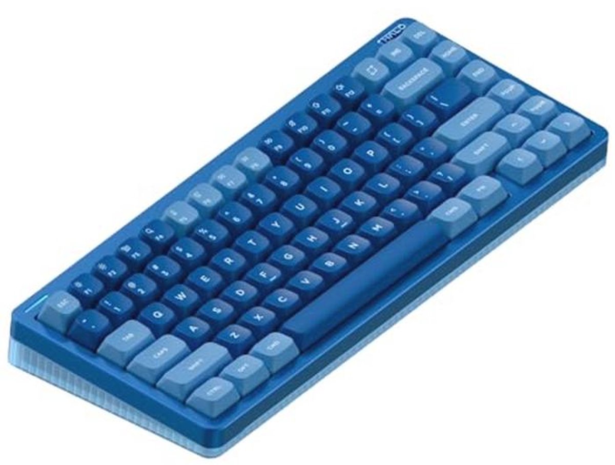 Mechanisch Gaming Toetsenbord 75% Draadloos Bluetooth Hot Swappable RGB LED