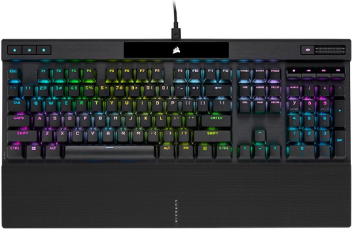 Thuys – Gaming Toetsenbord – RGB Verlichte LED's – CHERRY MX Red Schakelaars – Zwart