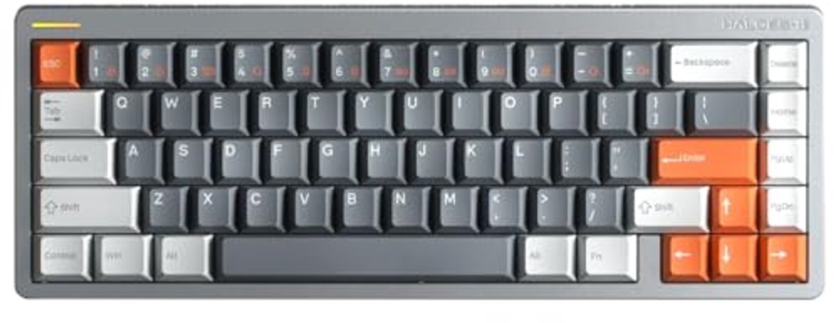 Compact 65% Gaming Mechanical Keyboard met RGB en Hot-swappable Switches