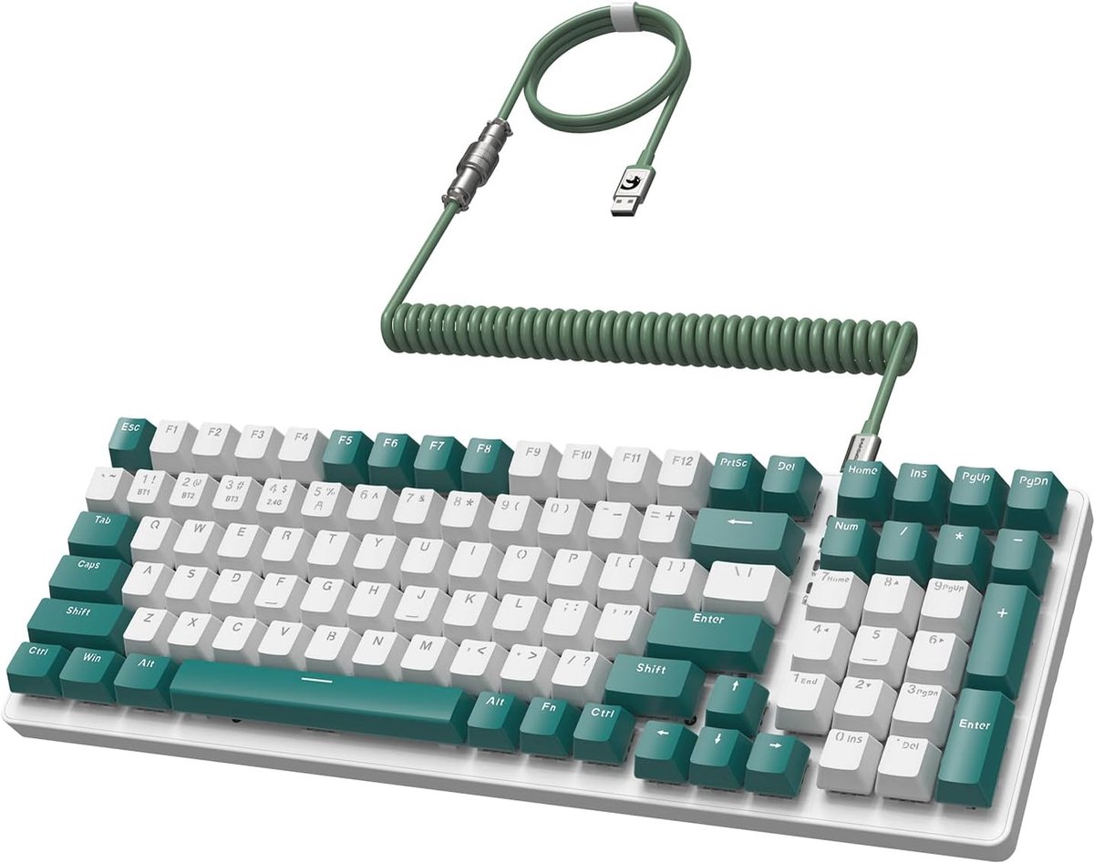 96% Mechanisch Gamingtoetsenbord met RGB - Hot Swappable en Verscheidene Verbindingsopties