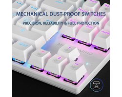 Mechanisch Gaming Toetsenbord TKL met Antighosting en Switch Red - Italiaans