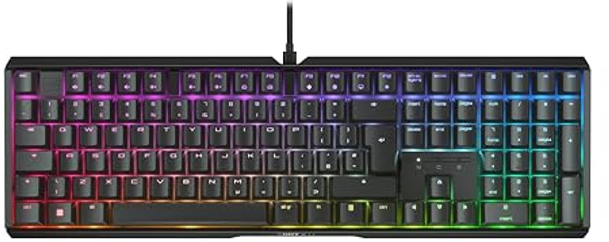 Mechanisch Gaming-Toetsenbord met RGB-Verlichting en Aluminium Behuizing - UK Indeling (QWERTY)