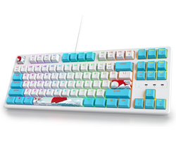 Compact Mechanisch Gaming Toetsenbord 75% TKL RGB QWERTY Kabel