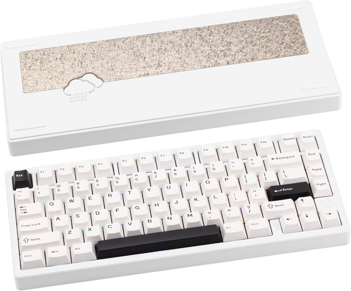 Aluminium Mechanisch Toetsenbord 75% Layout Hot-Swap QMK/VIA Tri-Mode Draadloos