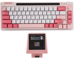 Draadloos Mechanisch Toetsenbord 65% met Joystick en Mini Display
