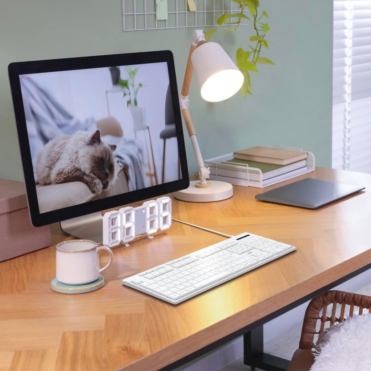 Ergonomisch Bekabeld Toetsenbord met Stille Toetsen, QWERTZ Layout en Multimediatoetsen