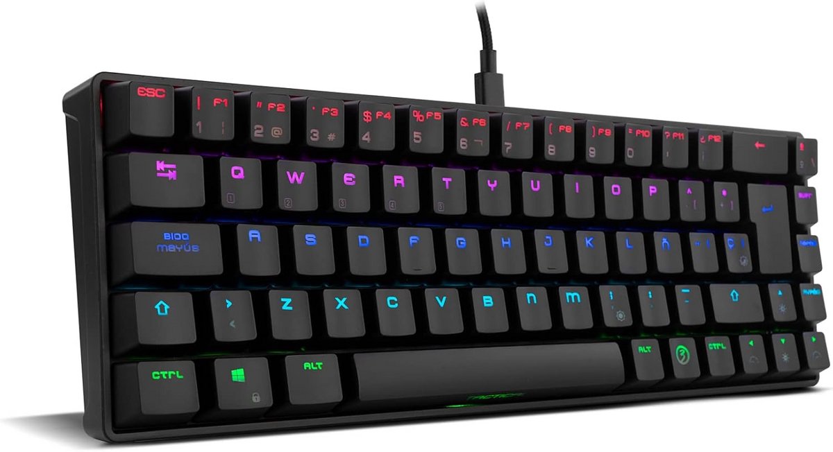 Mini Mechanisch Gaming Toetsenbord - Draadloos, Ergonomisch en RGB Verlichting