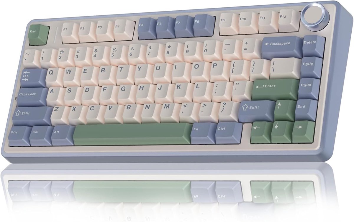 Mechanical Keyboard - Mechanisch Toetsenbord Gaming - Beige-Groen