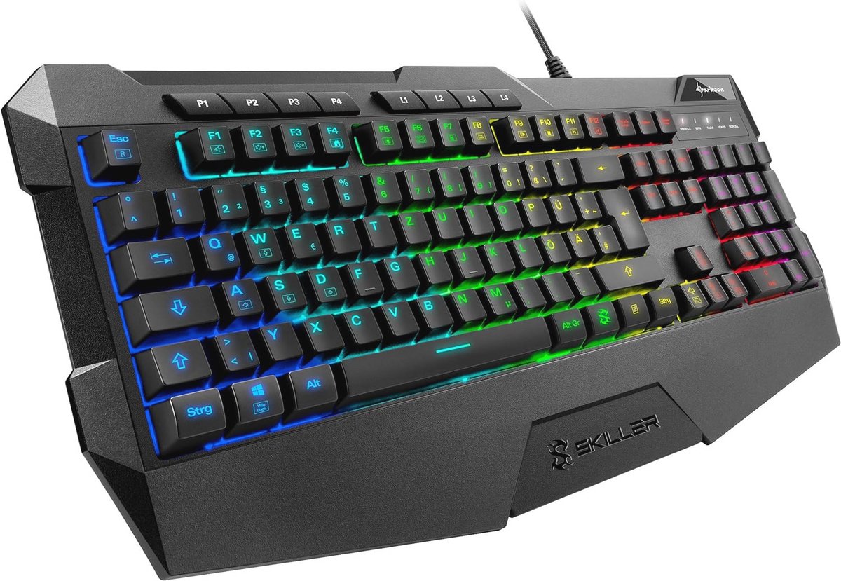 Gaming Toetsenbord met RGB-verlichting, N-Key Rollover en Multimedia Functies