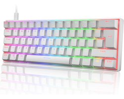 Mechanisch Gaming Toetsenbord 60% met LED Backlight en Waterdichte Functie