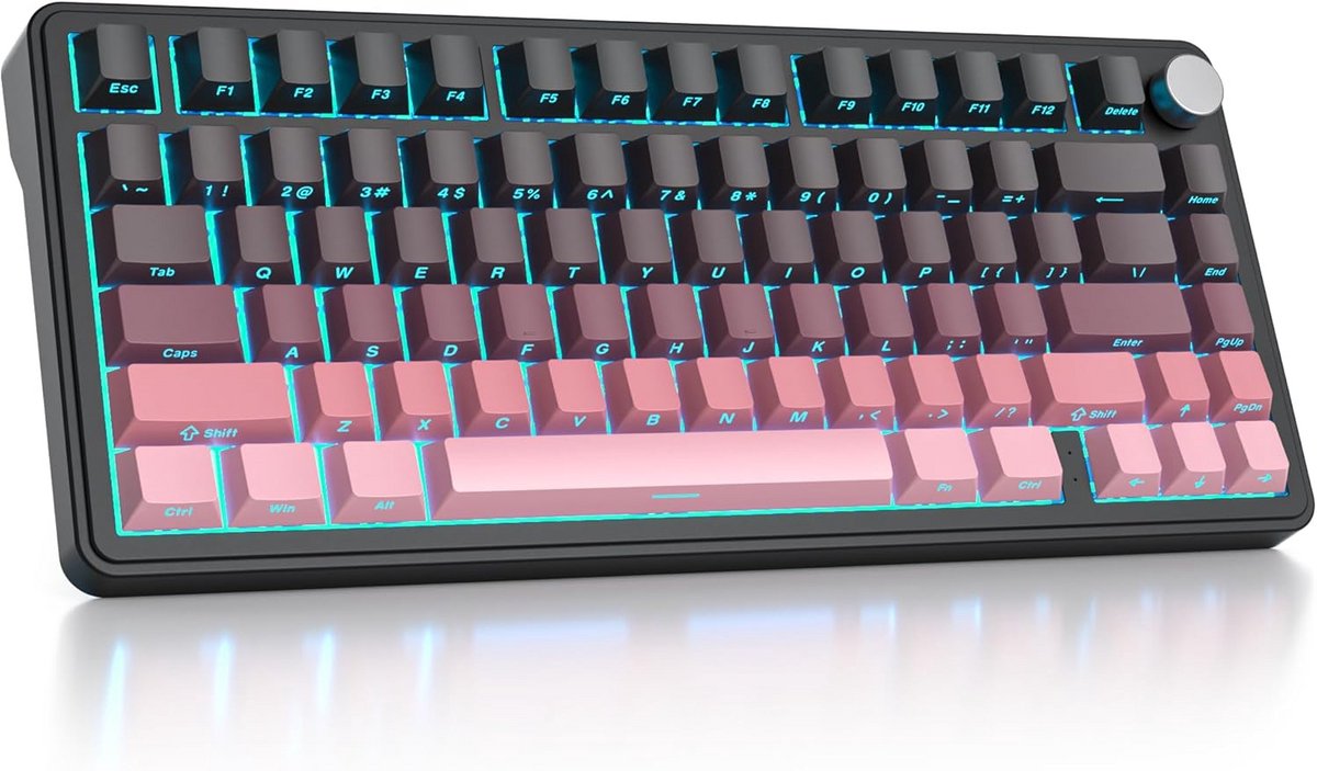 75% Mechanisch Toetsenbord Inclusief Draadloze & Bekabelde Connectiviteit