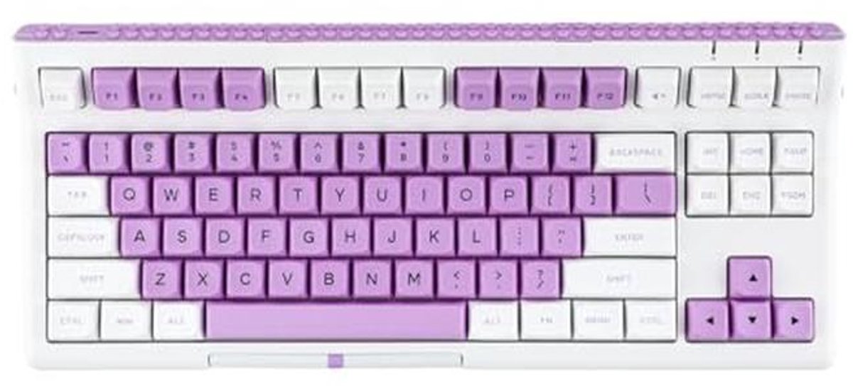 Mechanisch Toetsenbord 87 Toetsen TKL - Hot Swappable met RGB Verlichting en Duurzame Batterij
