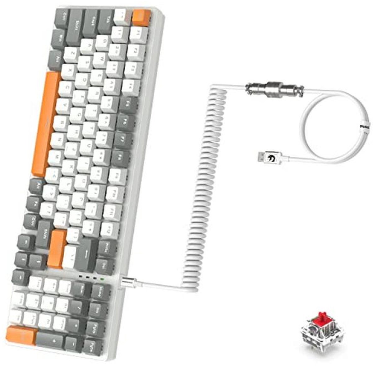 Ultracompact Mechanical Gaming Toetsenbord met RGB Verlichting en 98 Sleutels