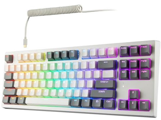 Draadloos mechanisch toetsenbord met RGB en 87 toetsen