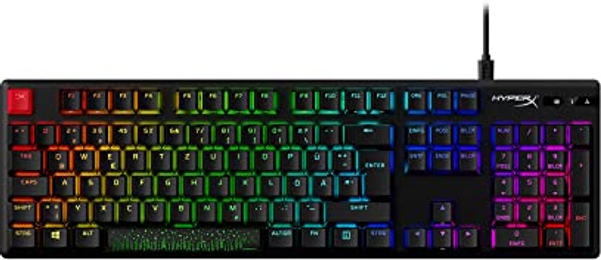 Mechanisch Gaming-Toetsenbord met PBT-Keycaps en RGB-Verlichting - Compact en Duurzaam