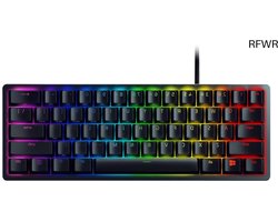 RFWR® Compact 60% gaming toetsenbord met optische schakelaars en Doubleshot PBT-toetsen