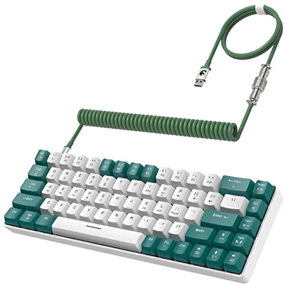 Compact Mechanisch Gamingtoetsenbord met Chroma RGB Verlichting en Blauwe Schakelaar