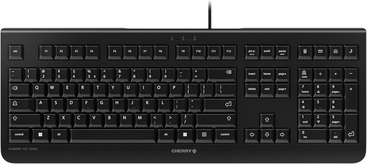 Bedraad Toetsenbord met Italiaans (AZERTY) Layout - Stille Toetsaanslag en Plat USB Toetsenbord