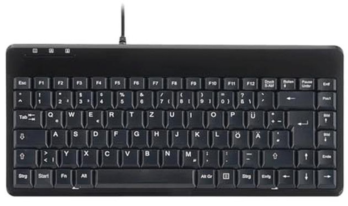 Mini USB Toetsenbord QWERTZ - Compact en Stijlvol met 1.8m Kabel
