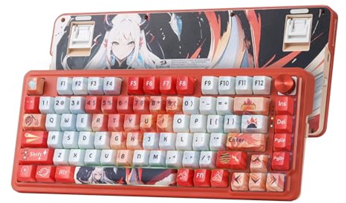 Mechanisch Toetsenbord met RGB Verlichting en Draadloze Verbindingen