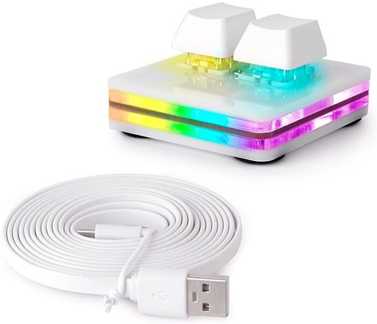 Mini Mechanisch Gaming Toetsenbord met Programmeerbare Macro's en Antislip Design