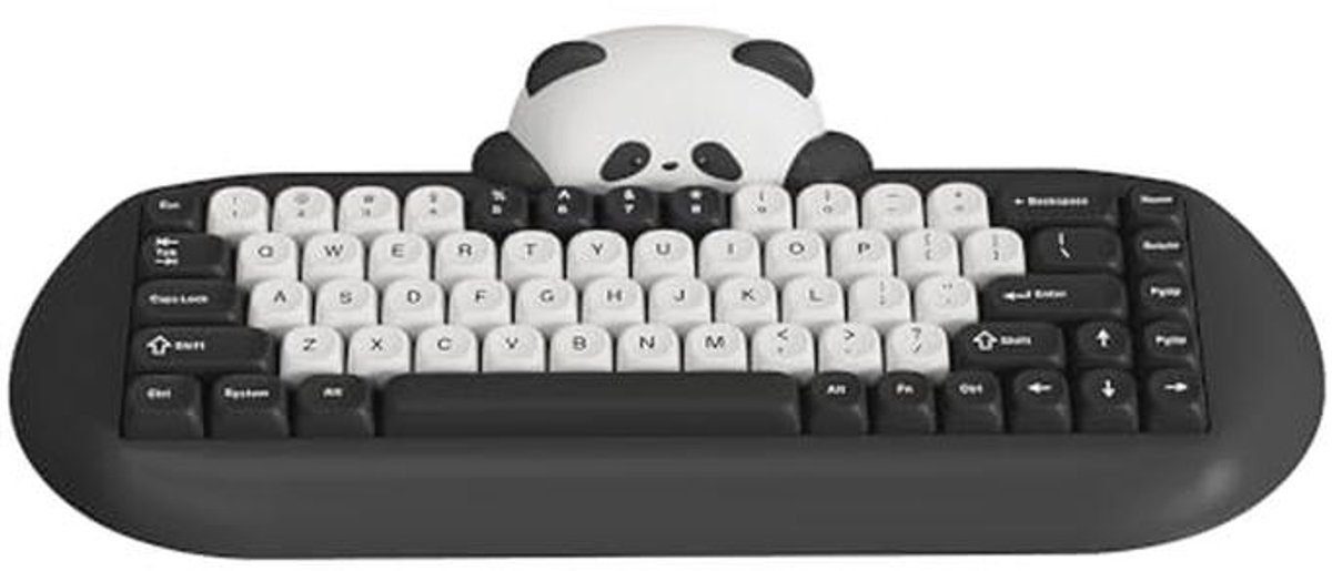 Draadloos Mechanisch Gaming Toetsenbord met 68 Toetsen, RGB Verlichting en Hot Swappable Schakelaars