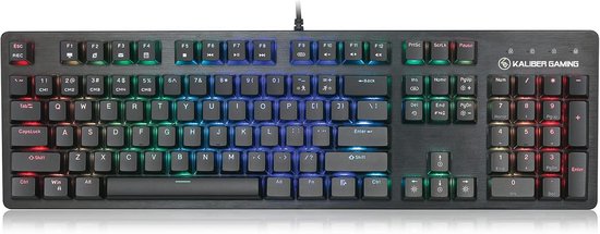 Mechanisch Gaming Toetsenbord met Tactiele Switches en RGB Verlichting