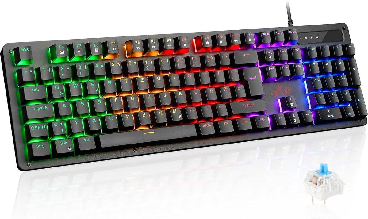 Mechanical Keyboard - Mechanisch Toetsenbord Gaming - Zwart