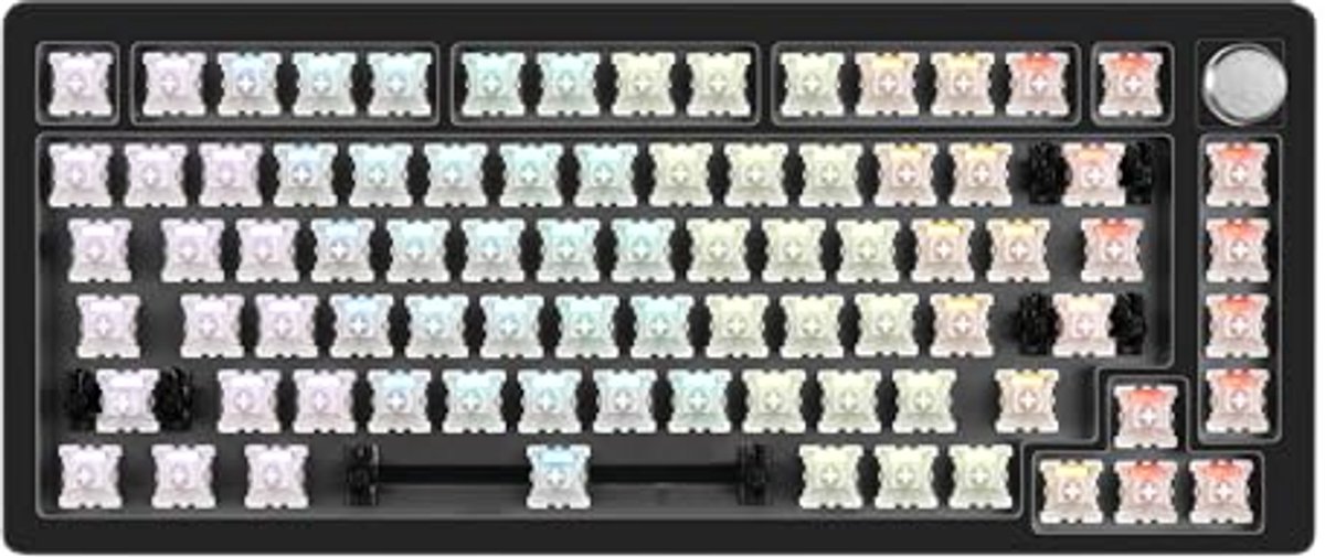 Compact Mechanisch Gaming Toetsenbord met 82 Toetsen en Anti-Ghosting