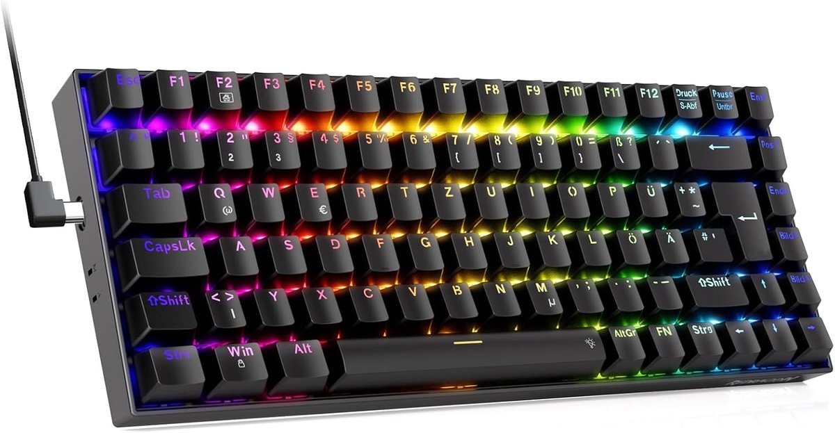 Mechanical Keyboard - Mechanisch Toetsenbord Gaming - Zwart
