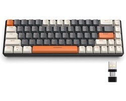Draadloos Mechanisch 60% Gamingtoetsenbord met Bluetooth 5.0 en Hot Swappable Functie