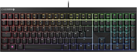 Mechanisch Gaming Toetsenbord met RGB Verlichting, Duits Layout (QWERTZ),Bedraad