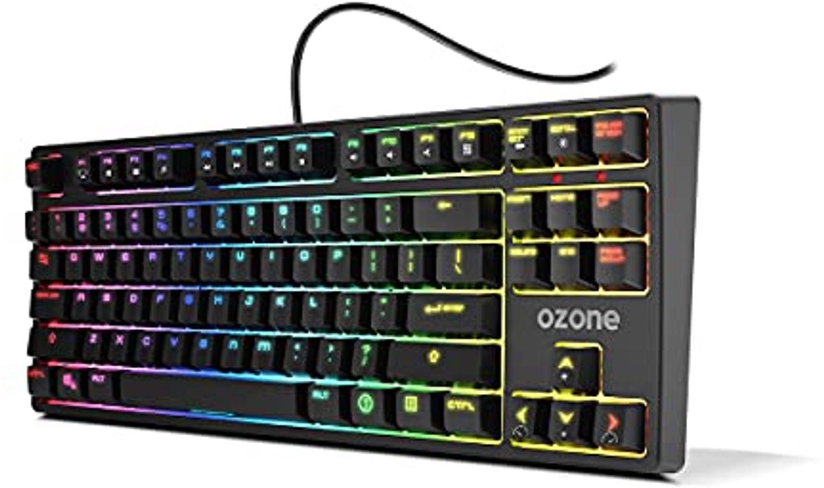 Mechanisch TKL Gaming Toetsenbord met RGB en Cherry MX-schakelaars