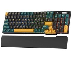 Draadloos Mechanisch Toetsenbord 96 Toetsen RGB met Drievoudige Connectiviteit BT5.0/2.4G/USB-C