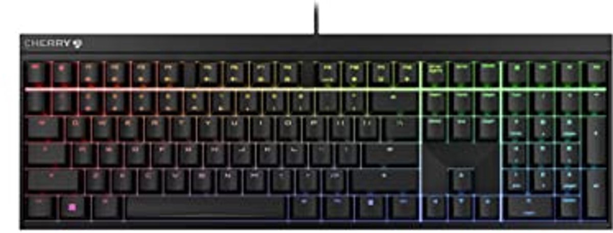 Mechanisch Gamingtoetsenbord met RGB-verlichting en MX Blue-schakelaars - QWERTY Lay-out