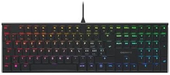 Mechanisch Gamingtoetsenbord met RGB-verlichting en Laag Profiel - QWERTZ, Bekabeld