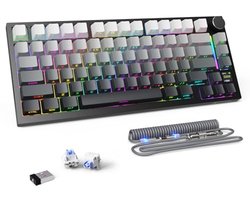 Gaming Toetsenbord Draadloos Ultra Mechanisch met RGB Achtergrondverlichting