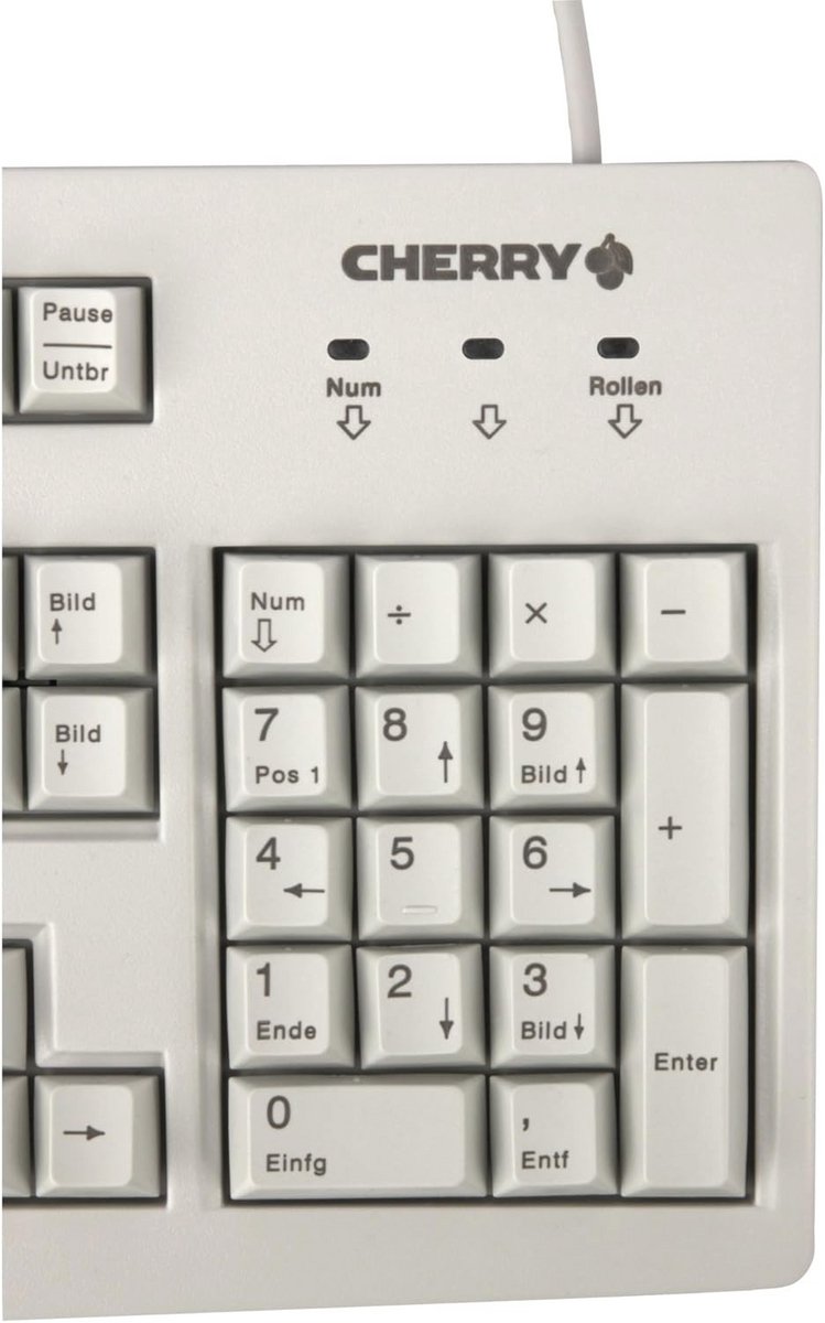 Compact QWERTZ Toetsenbord met Cyrrilische Lay-out - Bedraad en Duurzaam