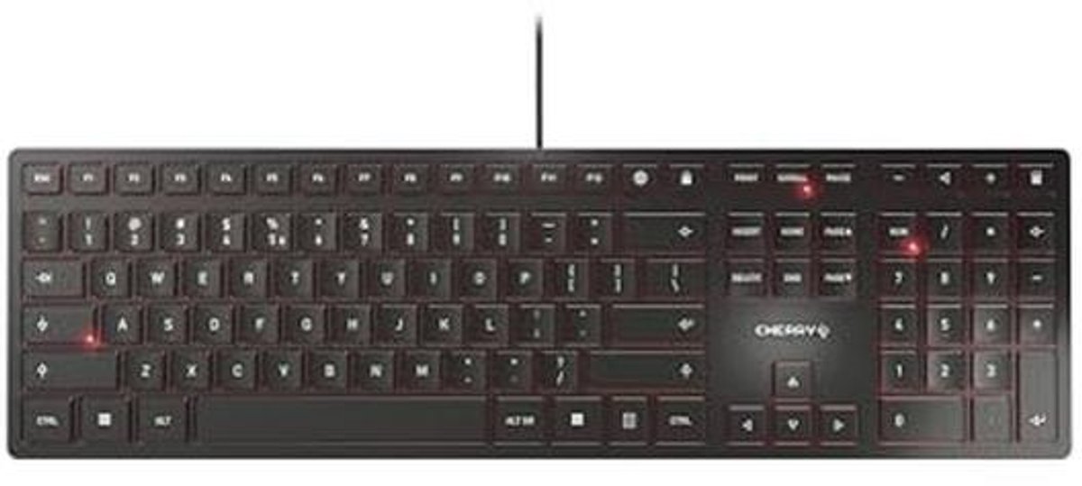 Slim Toetsenbord Zwart met Schaarmechanica