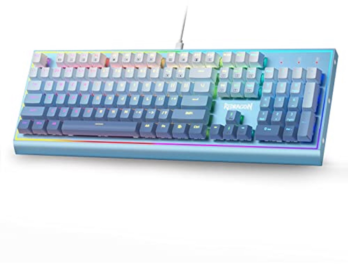RGB mechanisch gaming-toetsenbord met gewogen aluminium frame en hot-swappable schakelaar
