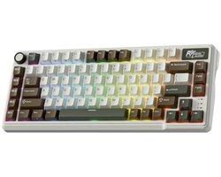 Mechanisch 75% TKL Toetsenbord met Macrotoetsen en Tri-Mode Connectiviteit