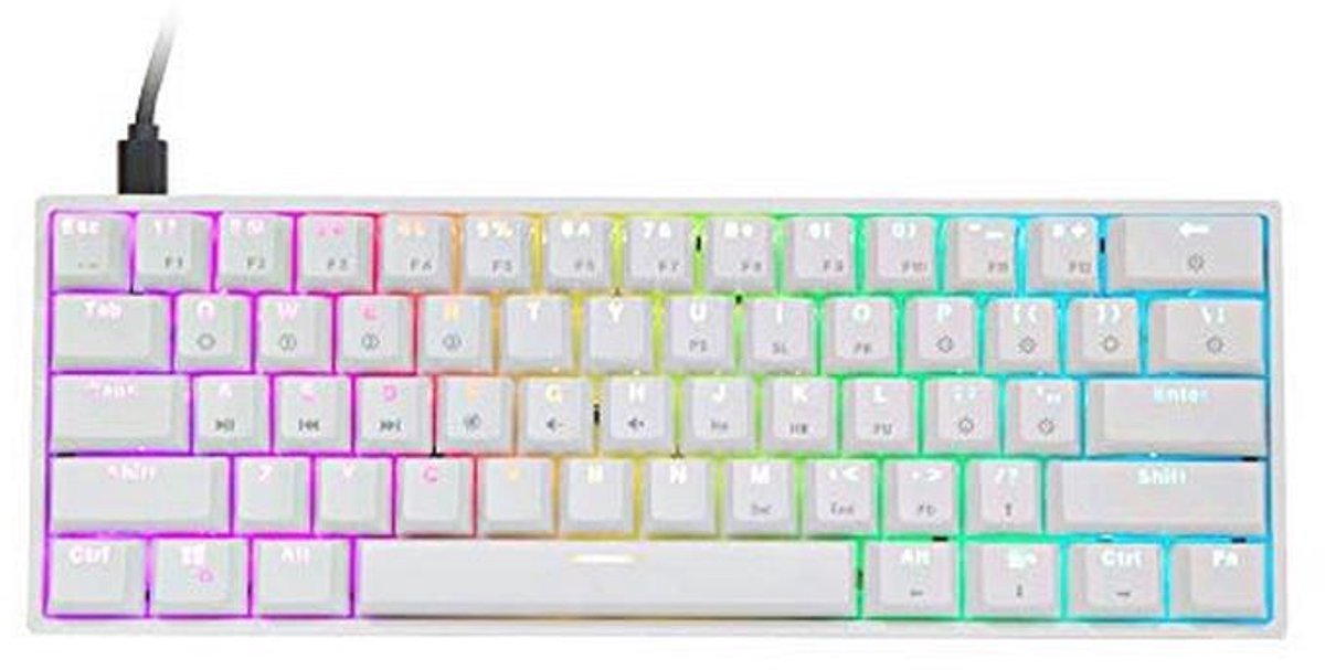 60% Mechanisch Toetsenbord met RGB Verlichting en Hot-Swap Functie