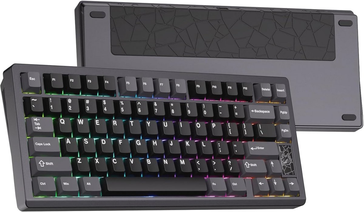 Gamingtoetsenbord met RGB verlichting en Snelle Trigger - 75% Aluminium Design