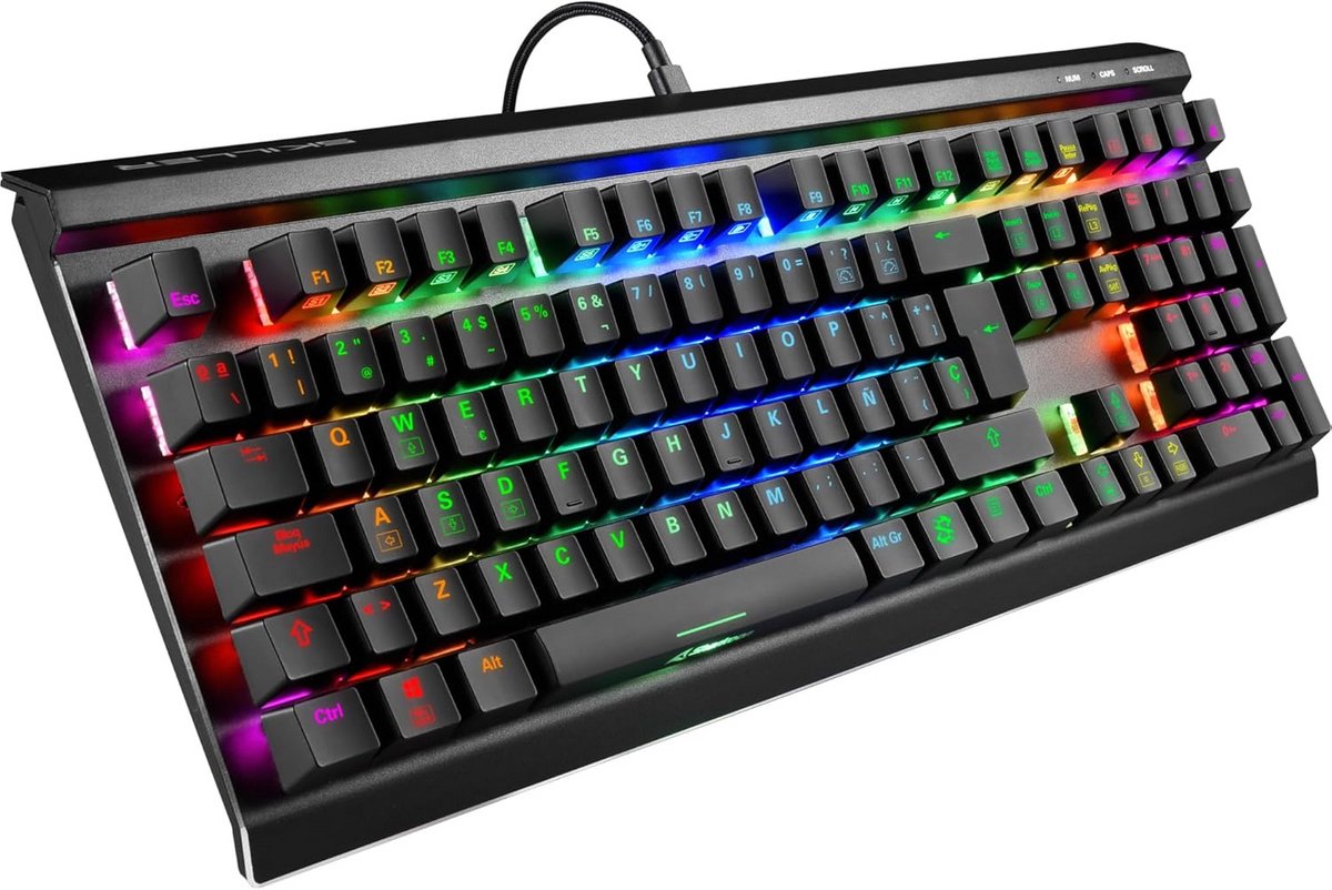 Mechanisch Gaming Toetsenbord met RGB Verlichting en PBT Keycaps