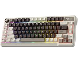 Mechanisch Toetsenbord 75% TKL met Bluetooth, 2.4G en USB-C - Hot-Swap Compatibel