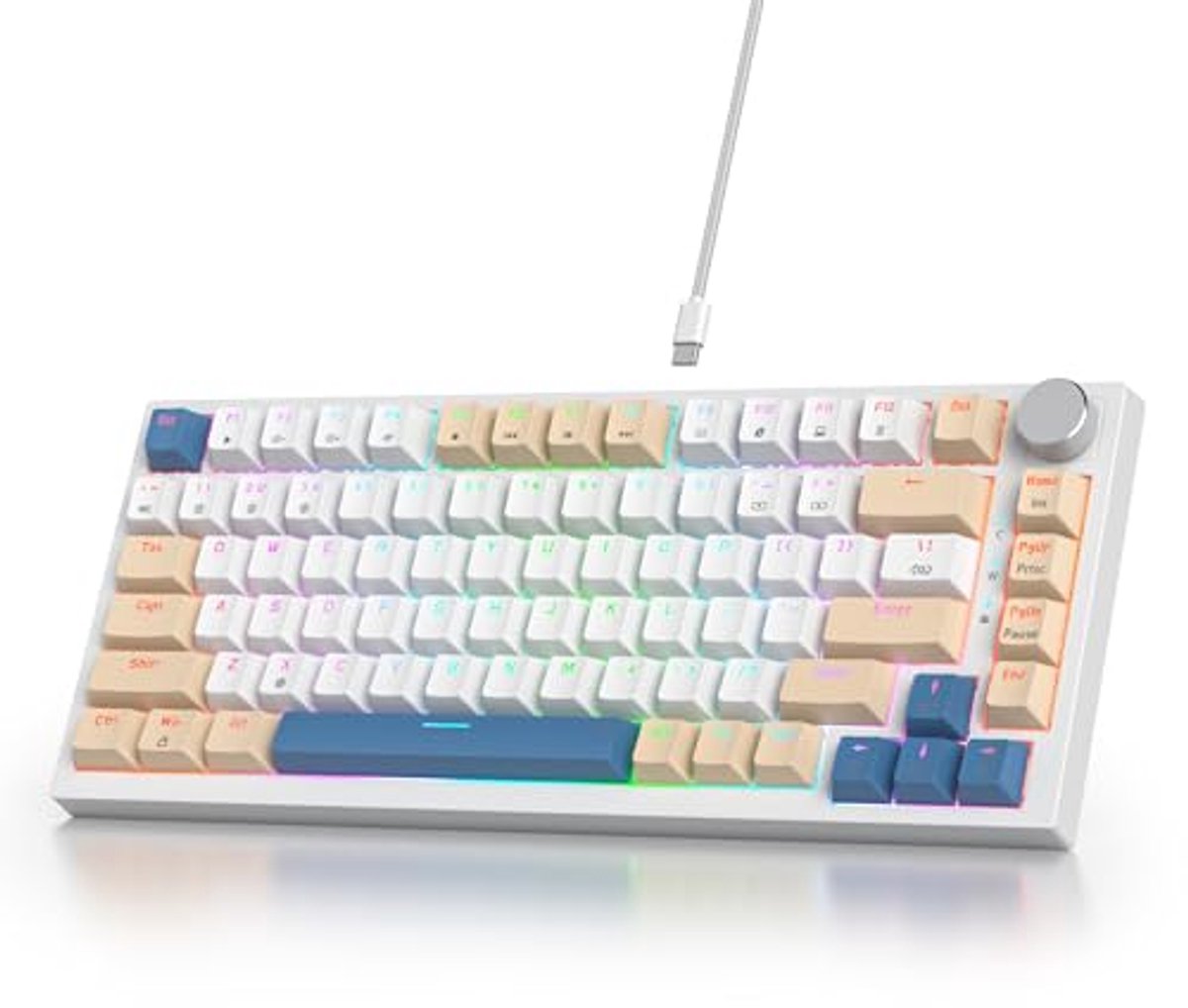 Mechanisch RGB Toetsenbord 75% - Compact & Hot Swappable