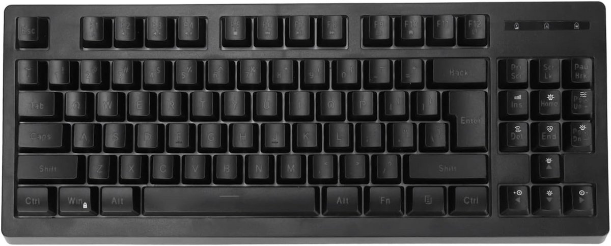 Draadloos Mechanisch Gaming Toetsenbord 87 Toetsen Compact met Instelbare RGB Verlichting