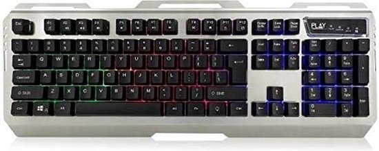 Verlicht Metalen Gaming Toetsenbord QWERTZ - Anti-Ghosting & Multimedia Toetsen