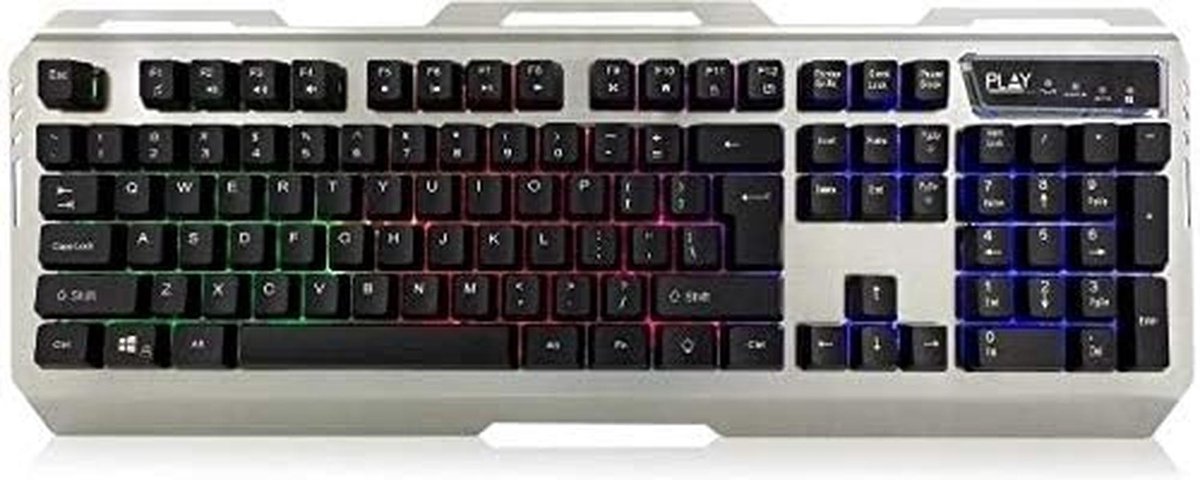 Verlicht Metalen Gaming Toetsenbord QWERTZ - Anti-Ghosting & Multimedia Toetsen