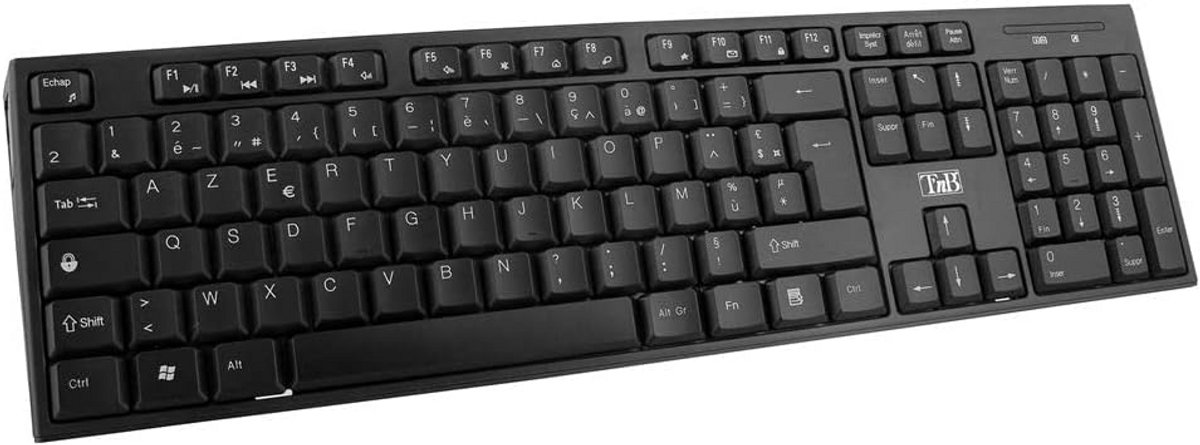 Draadloos Toetsenbord Zwart - Stijlvol en Comfortabel